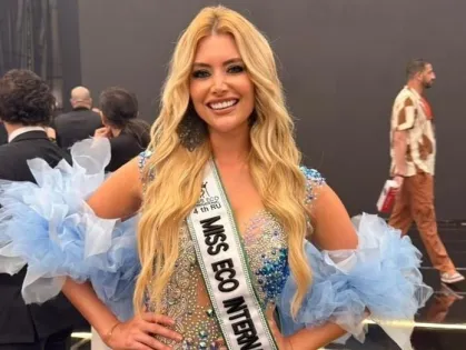 Miss Brasil cai ao vivo em concurso no Egito ao ser anunciada no TOP 5